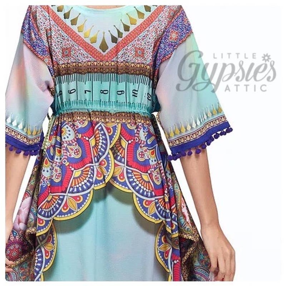 Pastel Rainbows and Prisms Kaftan - Picture 13 of 16